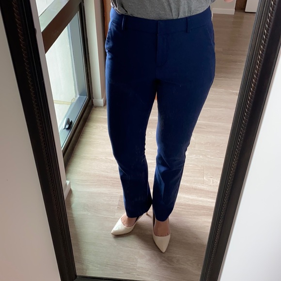 Navy blue Express Columnist barely boot midrise - Picture 1 of 3